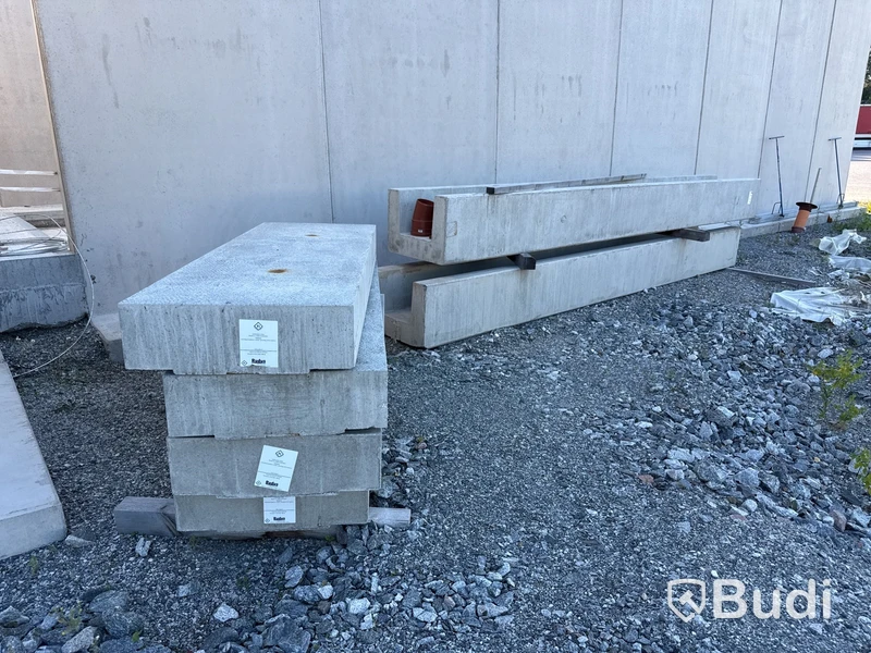 6 st prefabricerade betongfundament