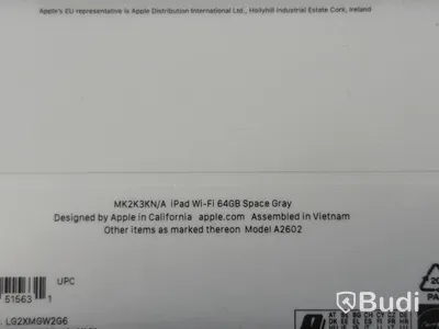 iPad, Apple, 9:e generation, 64 GB, Space Gray