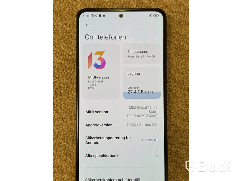 Redmi Note 11 Pro 5G, 128GB