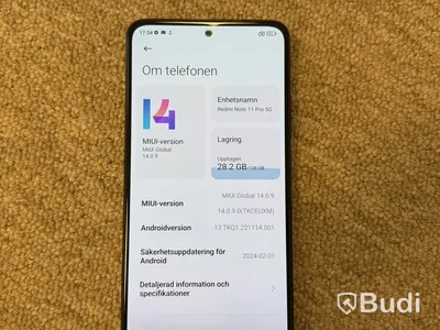 Redmi Note 11 Pro 5G, 128GB