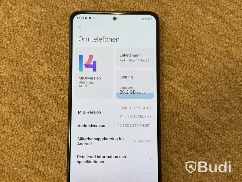 Redmi Note 11 Pro 5G, 128GB