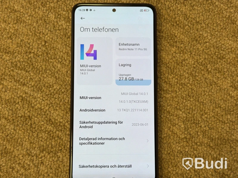 Redmi Note 11 Pro 5G, 128GB