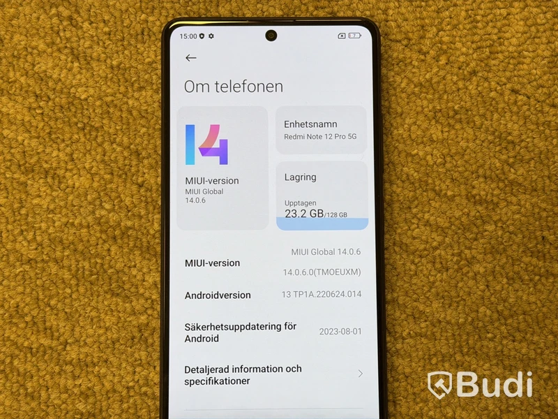 Redmi Note 12 Pro 5G, 128 GB