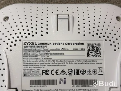 2 st Zyxel NWA110AX accesspunkter