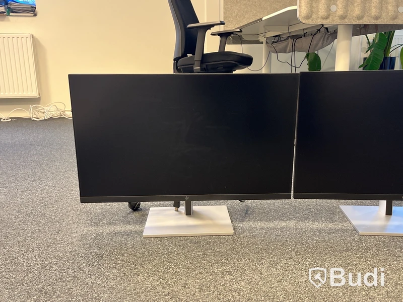 2 st skärmar 27", HP E27 G5 FHD Monitor