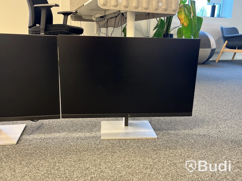 2 st skärmar 27", HP E27 G5 FHD Monitor