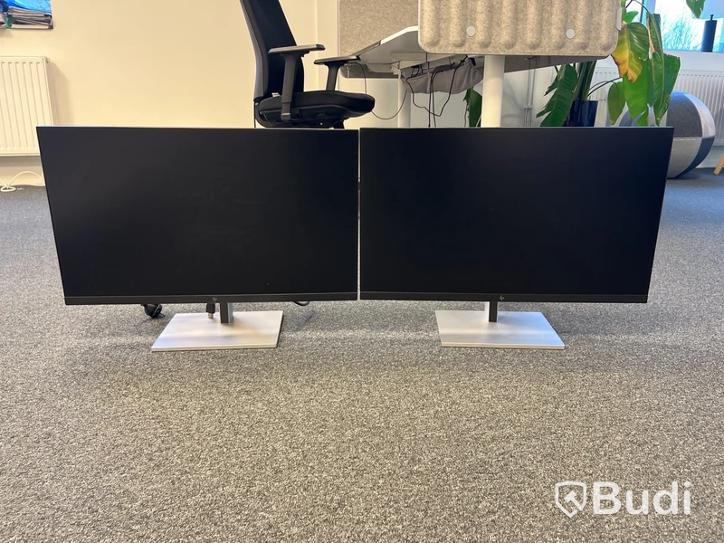 2 st skärmar 27", HP E27 G5 FHD Monitor