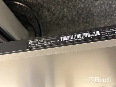 2 st skärmar 27", HP E27 G4 Eye Ease
