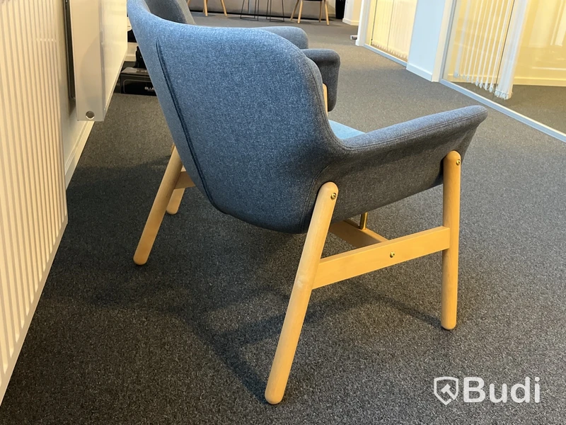 Fåtöljer, blå, IKEA Vedbo