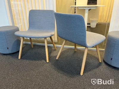 2 st loungestol Martela samt 2 st pallar Johanson Design