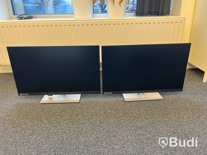 2 st skärmar 27", HP E27 G4