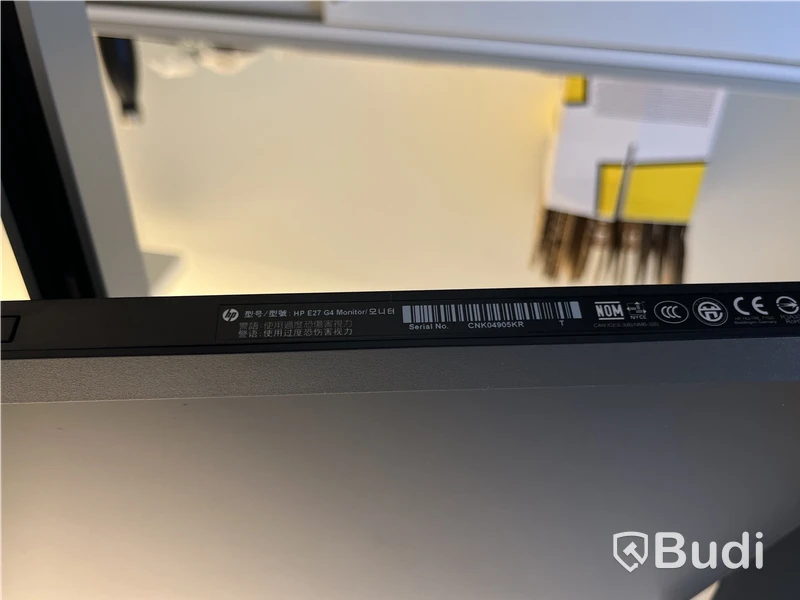 2 st skärmar 27", HP E27 G4 samt dockstation HP DisplayLink 4K-dock
