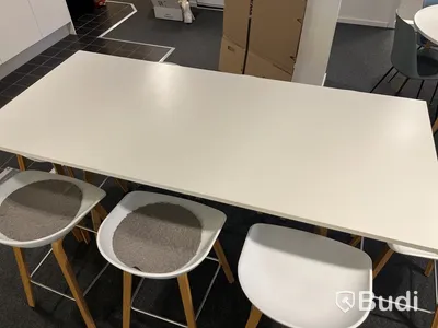 Barbord Martela med 8 st barstol HAY About A Stool
