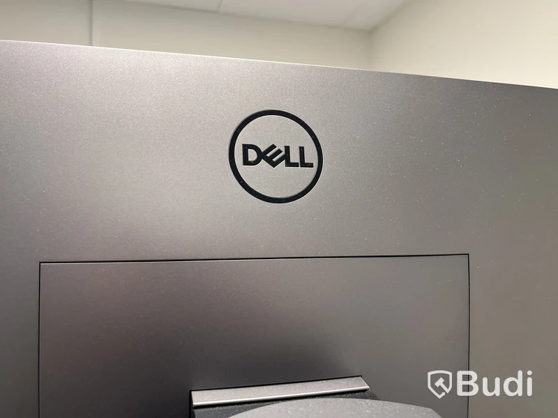 Välvd skärm, 49", Dell U4919DW samt HP dockningsstation