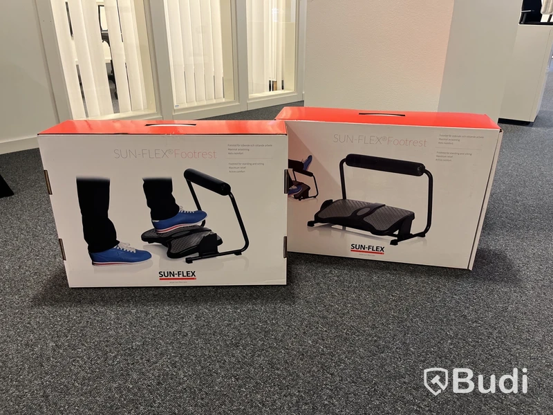 2 st Fotstöd, Sun-Flex, footrest