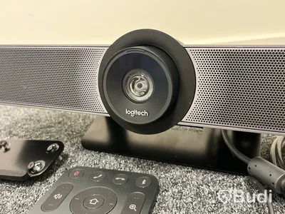 Konferenskamera, Logitech, MeetUp, svart
