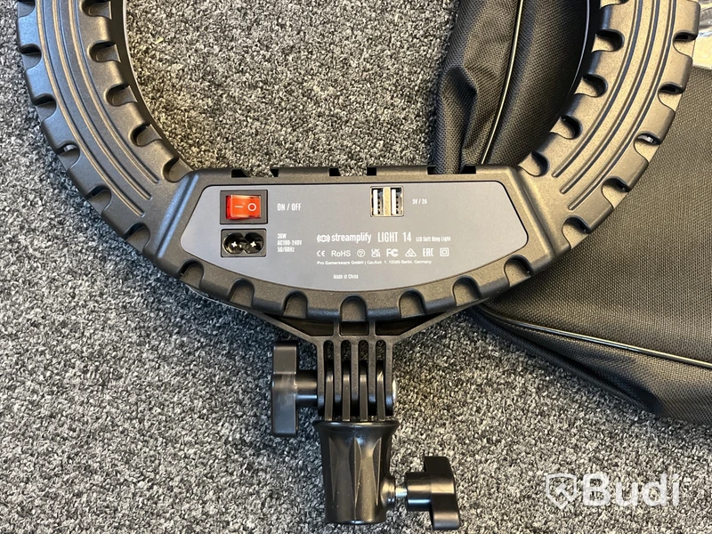 Ringljus Streamplify Light 14, fjärrkontroll