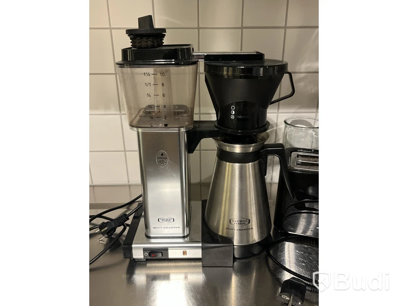 Kaffebryggare, Moccamaster samt vattenkokare och brödrost