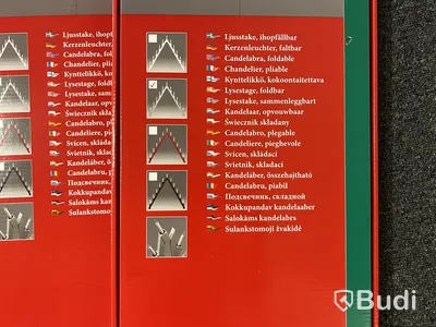 8 st adventsljusstakar, Markslöjd/ Konstsmide