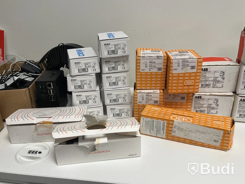 Diverse solcellsutrustning, ABB, elvaco, MGate