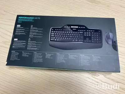 Tangentbord och mus Logitech, Performance MK710