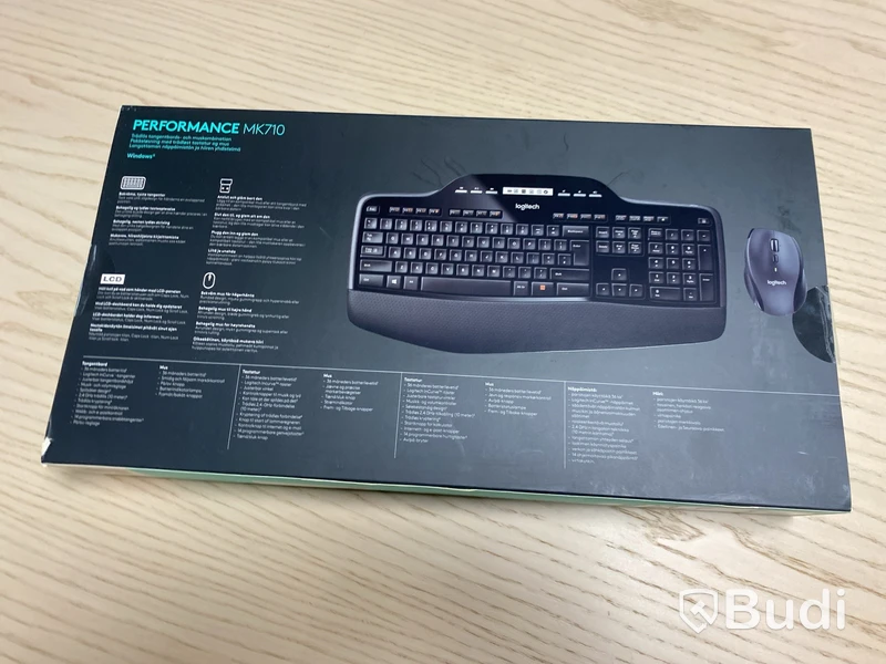 Tangentbord och mus Logitech, Performance MK710