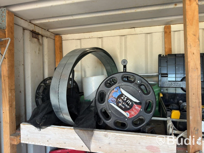 8-foot site container with contents