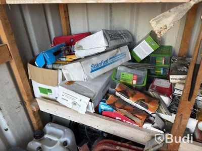 8-foot site container with contents