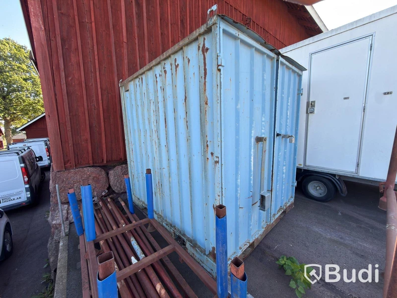 8-foot site container with contents