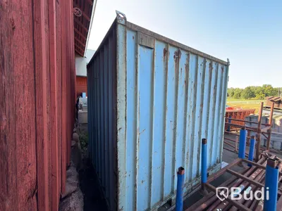 8-foot site container with contents