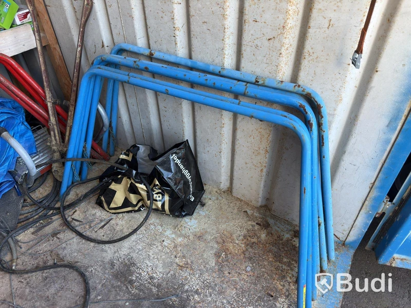 8-foot site container with contents
