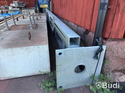 Sign frame with foundations