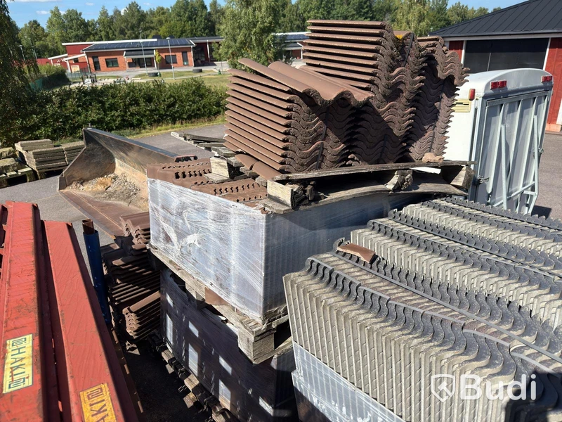 1 pall brunt taktegel tvåkupigt