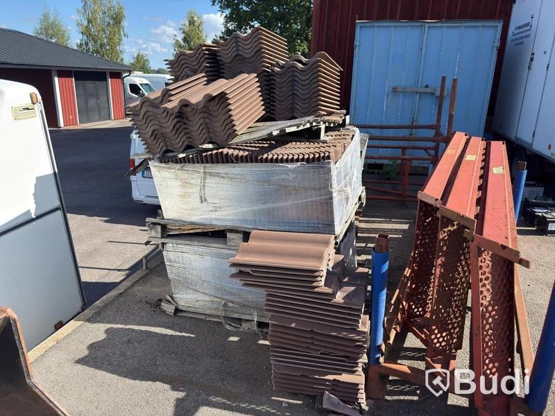 1 pall brunt taktegel tvåkupigt