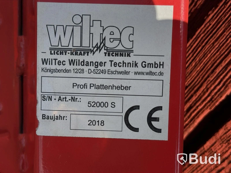 Skivlyft Wiltec Profi