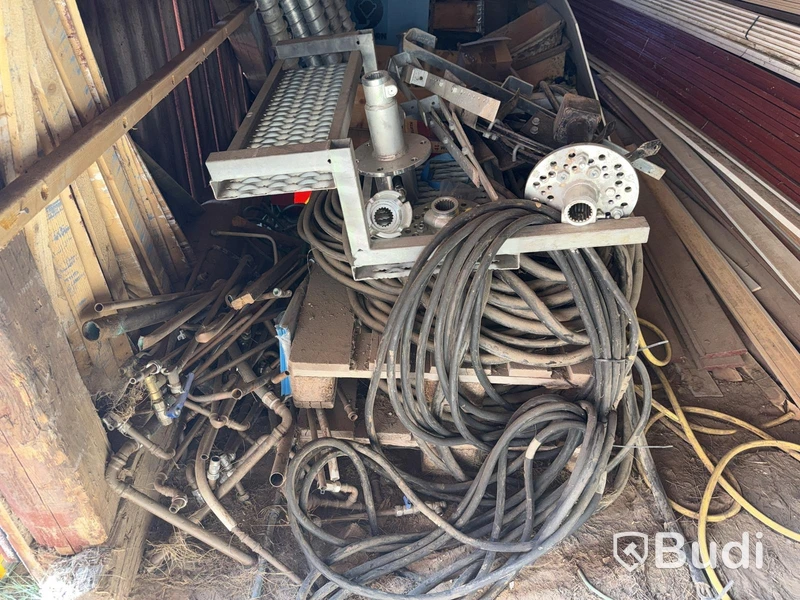 Parti kabel, kopparrör & metallskrot
