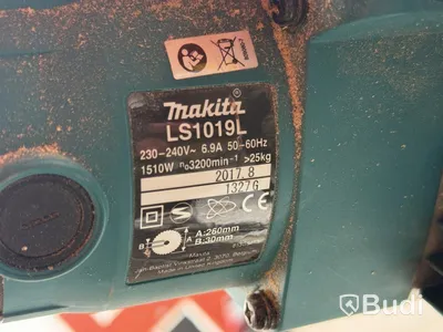 Mitre saw Makita LS1019L with saw stand DE7023