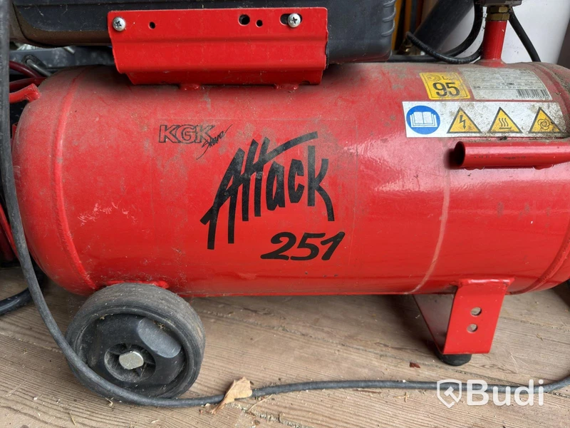 Kompressor KGK Attack 251 med luftvinda