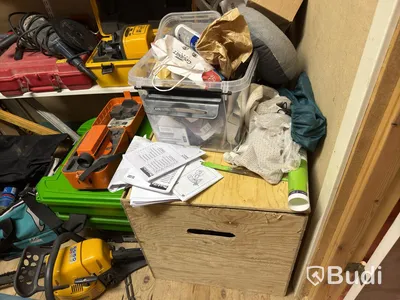 Verktygsförråd med allt innehåll