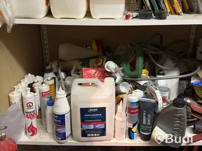 Verktygsförråd med allt innehåll