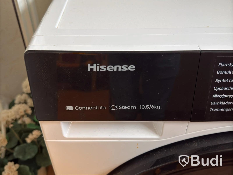 Tvätt/tork Hisense HWD3S1X614, 10,5/6 kg