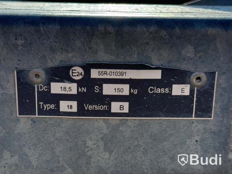 Biltransporttrailer Brenderup AT2000TB | 1990 kg | 2018