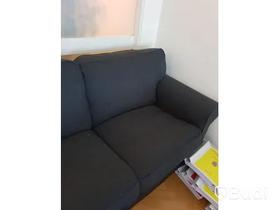 2 sits soffa mörk grafitgrå L1750 x D850mm