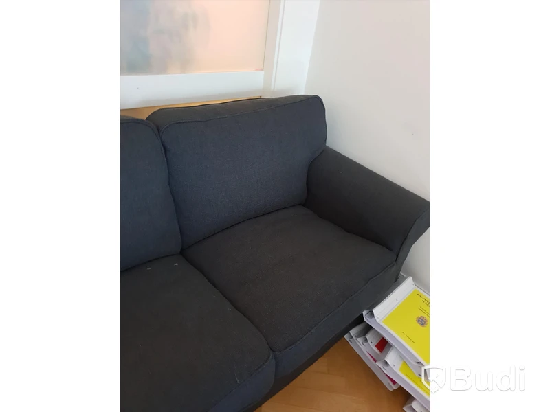 2 sits soffa mörk grafitgrå L1750 x D850mm