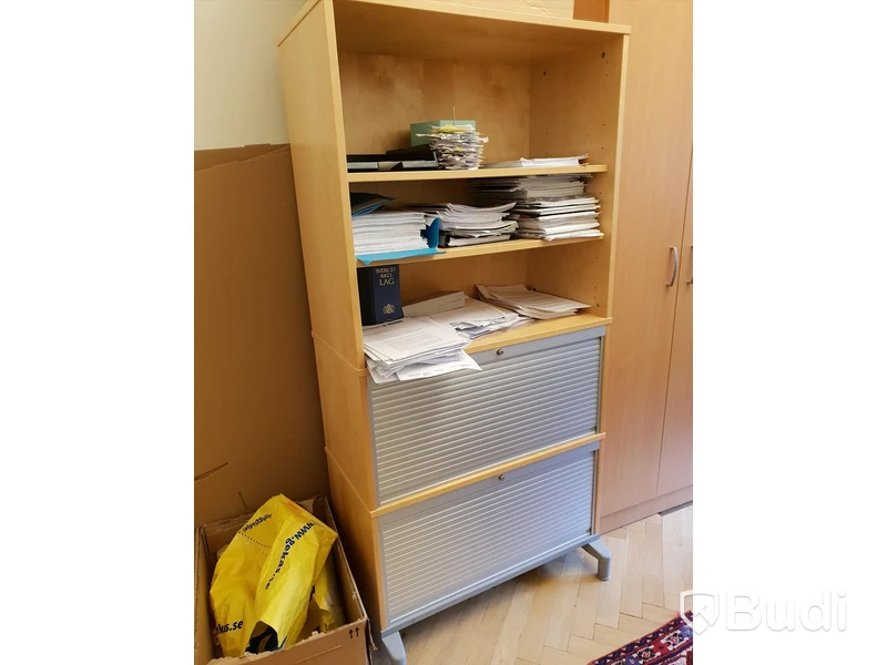 Hylla med 2 jalusier H1750 x B850mm