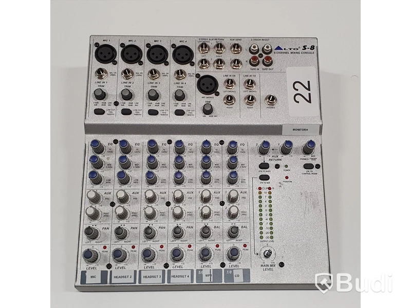 1st ALTO S8 – Mixer