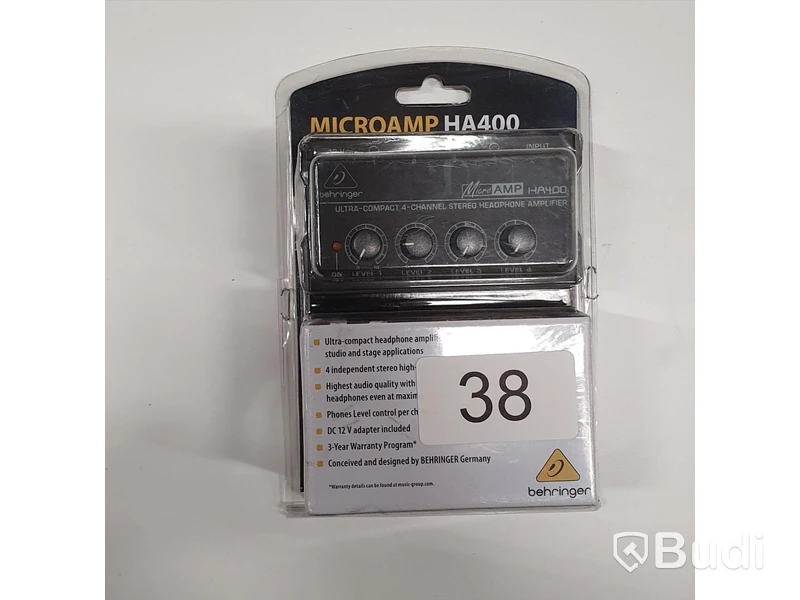 1st Behringer Microamp HA400