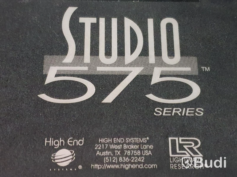 2st Svarta HighEndSystems Studiospot 575 i case - Defekta.