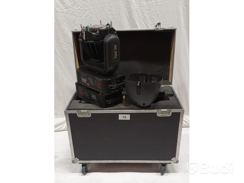 2st Svarta HighEndSystems Studiospot 575 i case - Defekta.
