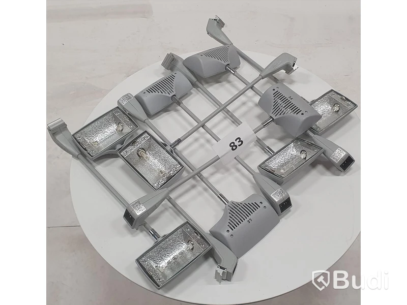 9st Armlampor med halogenglödlampa för OctaNorm